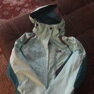North face hooded coat